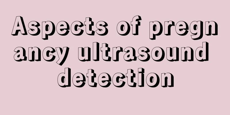 Aspects of pregnancy ultrasound detection