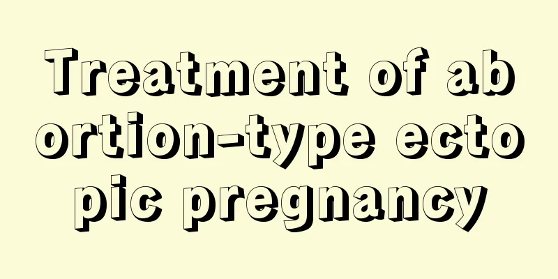 Treatment of abortion-type ectopic pregnancy