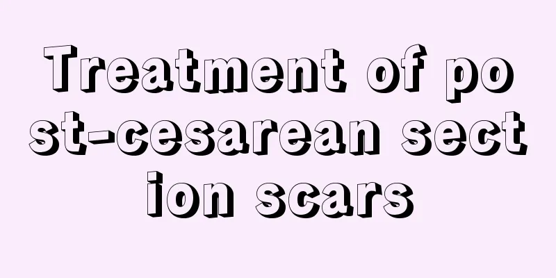 Treatment of post-cesarean section scars