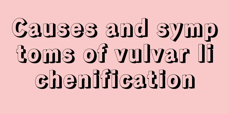 Causes and symptoms of vulvar lichenification