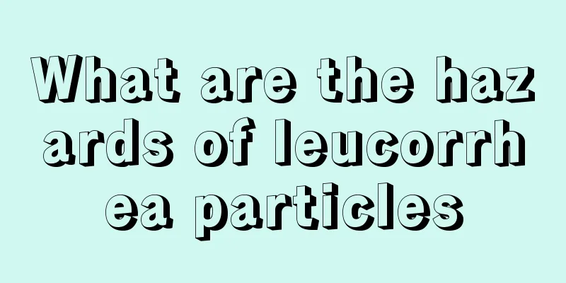 What are the hazards of leucorrhea particles