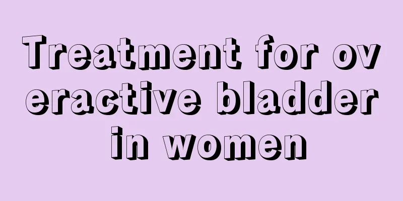 Treatment for overactive bladder in women