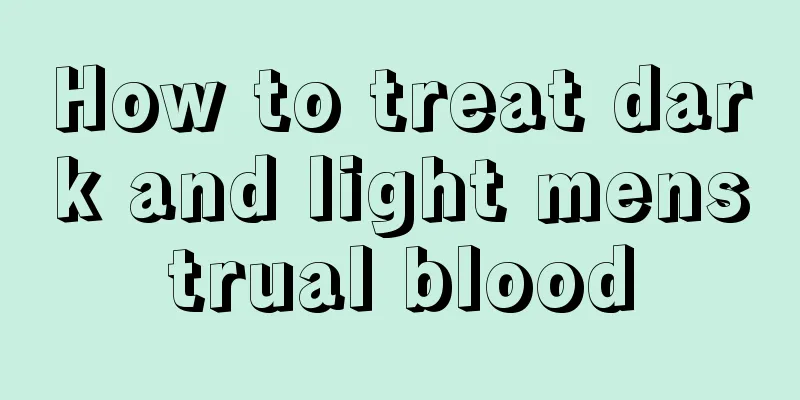 How to treat dark and light menstrual blood