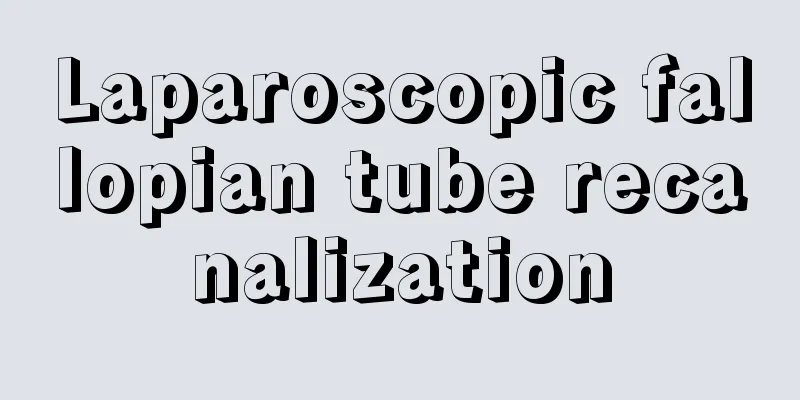 Laparoscopic fallopian tube recanalization