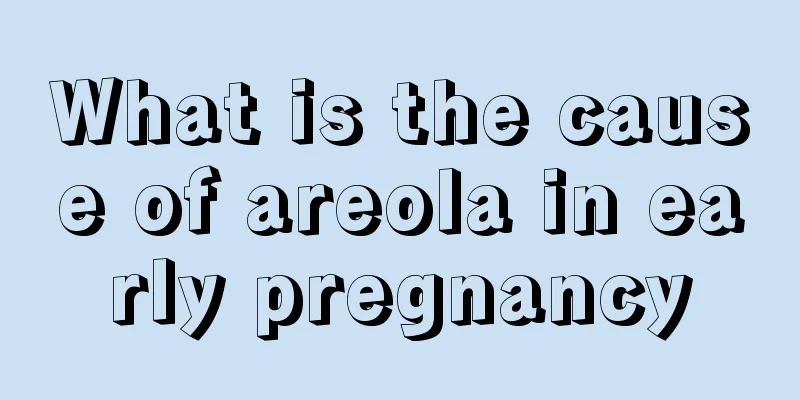 What is the cause of areola in early pregnancy