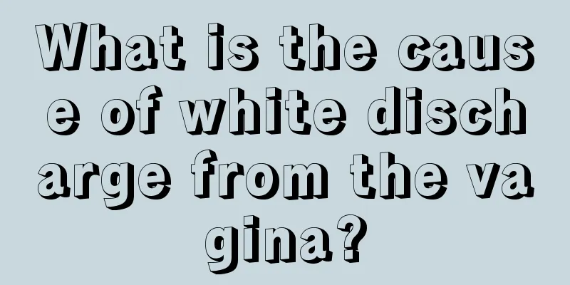 What is the cause of white discharge from the vagina?