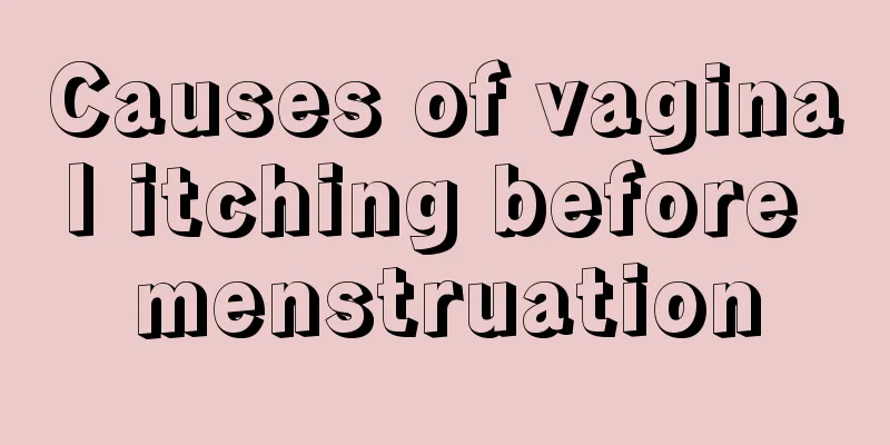 Causes of vaginal itching before menstruation