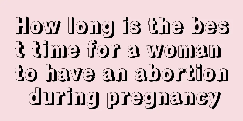 How long is the best time for a woman to have an abortion during pregnancy