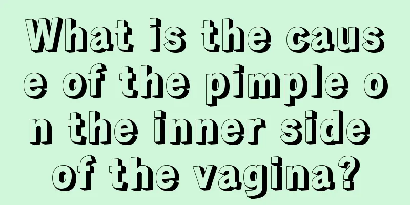 What is the cause of the pimple on the inner side of the vagina?