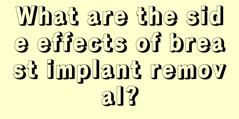 What are the side effects of breast implant removal?