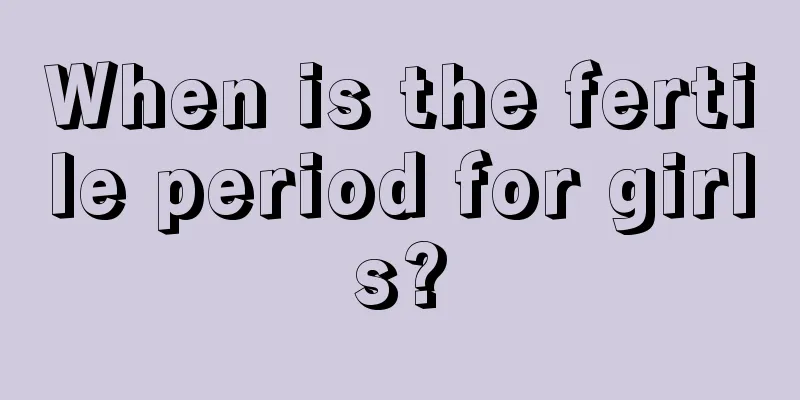 When is the fertile period for girls?