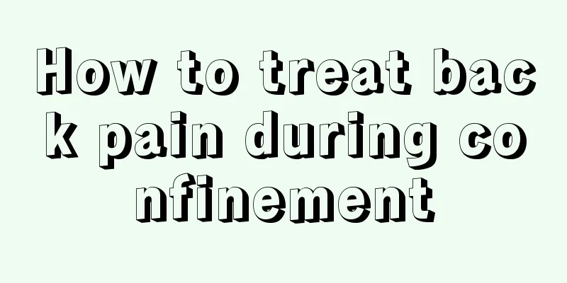 How to treat back pain during confinement