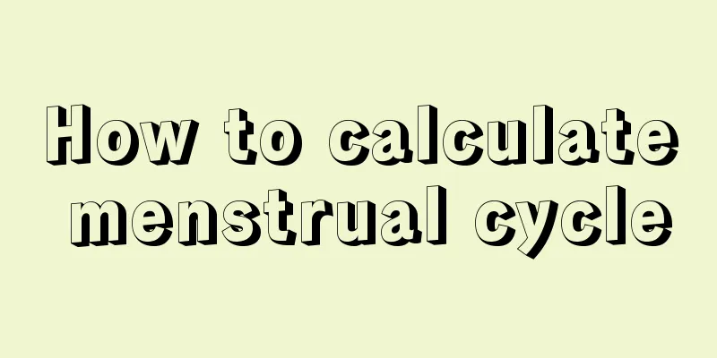 How to calculate menstrual cycle