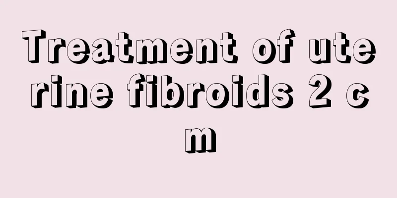 Treatment of uterine fibroids 2 cm