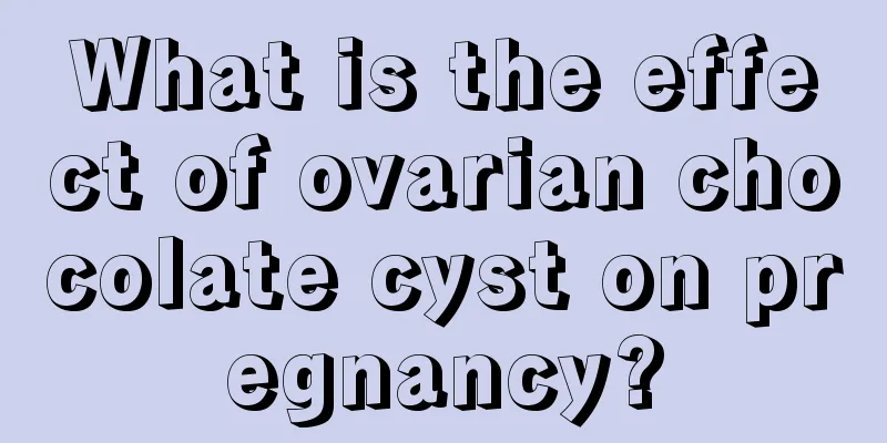 What is the effect of ovarian chocolate cyst on pregnancy?