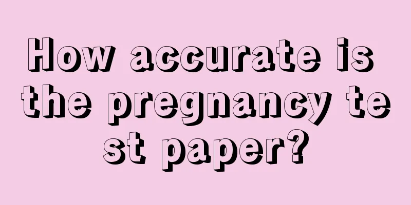 How accurate is the pregnancy test paper?