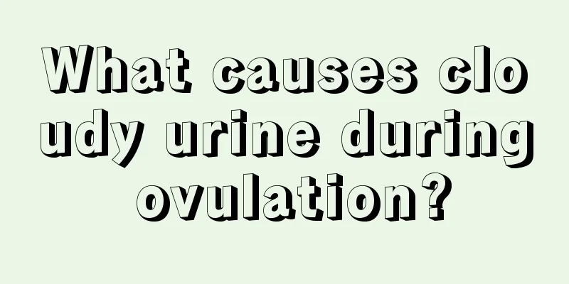 What causes cloudy urine during ovulation?