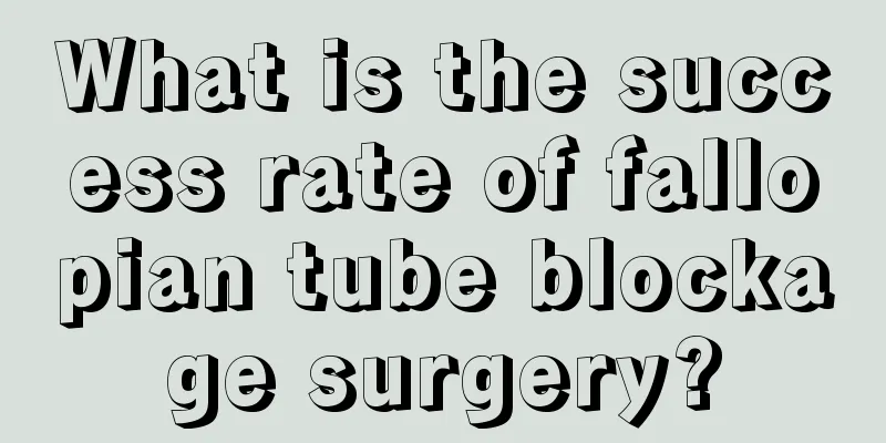 What is the success rate of fallopian tube blockage surgery?