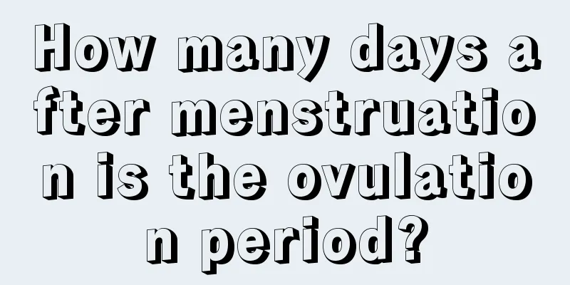 How many days after menstruation is the ovulation period?