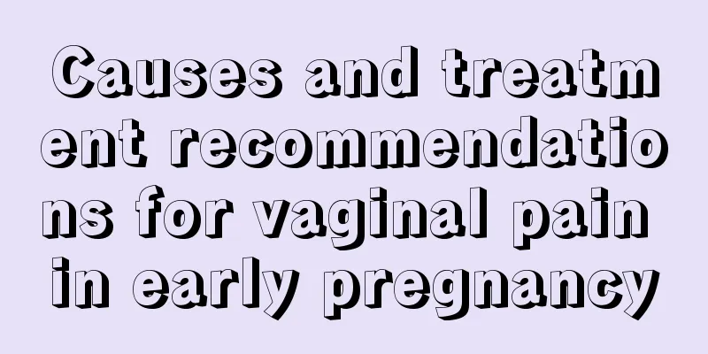 Causes and treatment recommendations for vaginal pain in early pregnancy