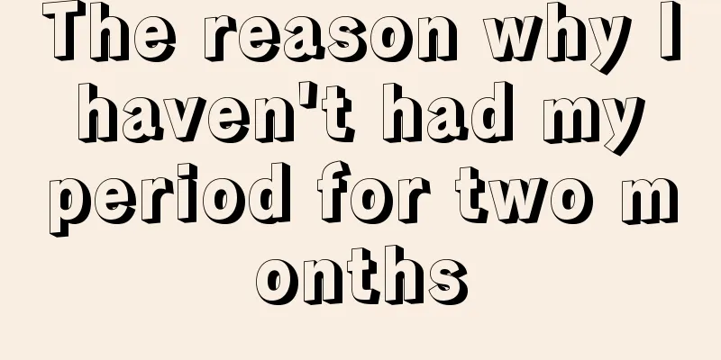 The reason why I haven't had my period for two months