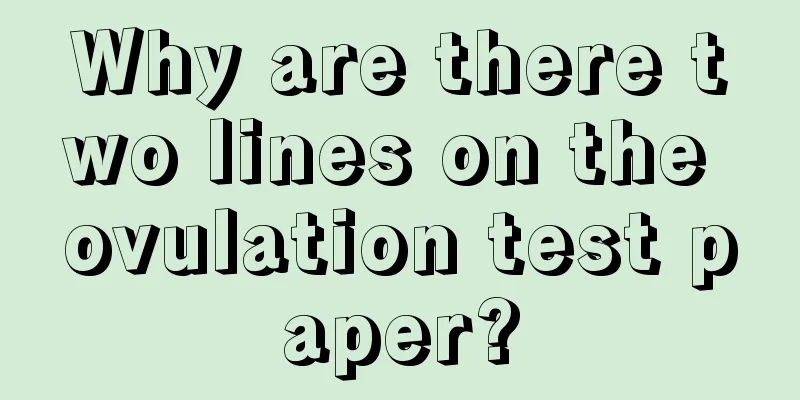 Why are there two lines on the ovulation test paper?