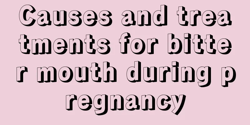 Causes and treatments for bitter mouth during pregnancy