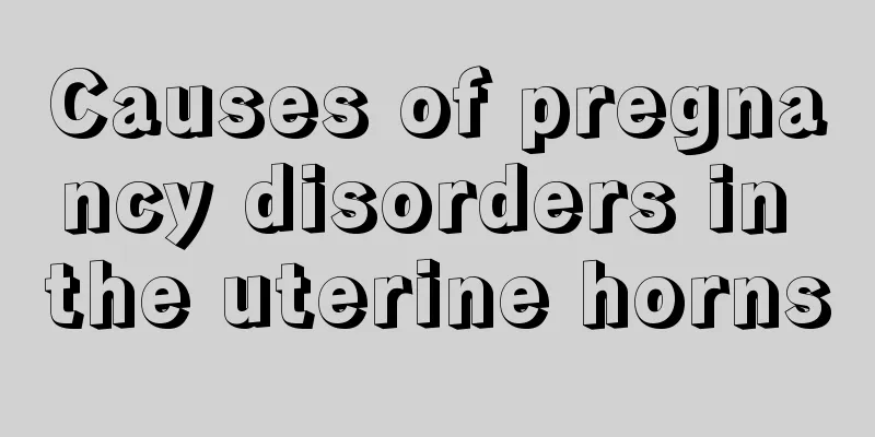 Causes of pregnancy disorders in the uterine horns