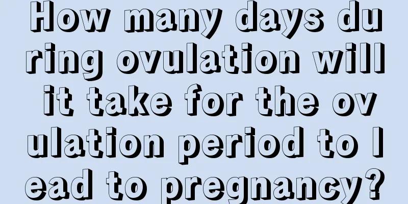 How many days during ovulation will it take for the ovulation period to lead to pregnancy?