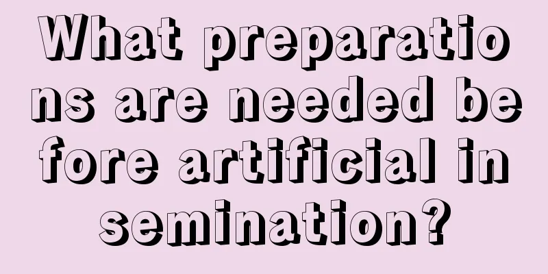 What preparations are needed before artificial insemination?