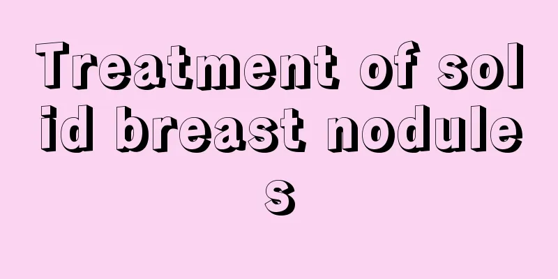 Treatment of solid breast nodules