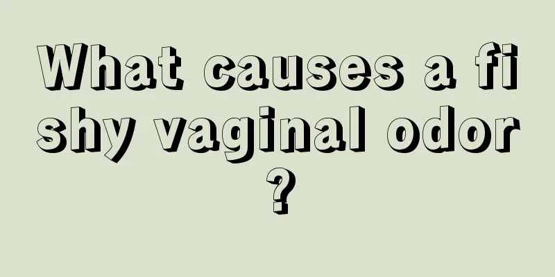 What causes a fishy vaginal odor?