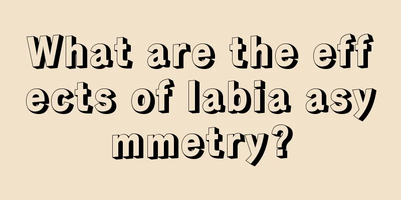 What are the effects of labia asymmetry?