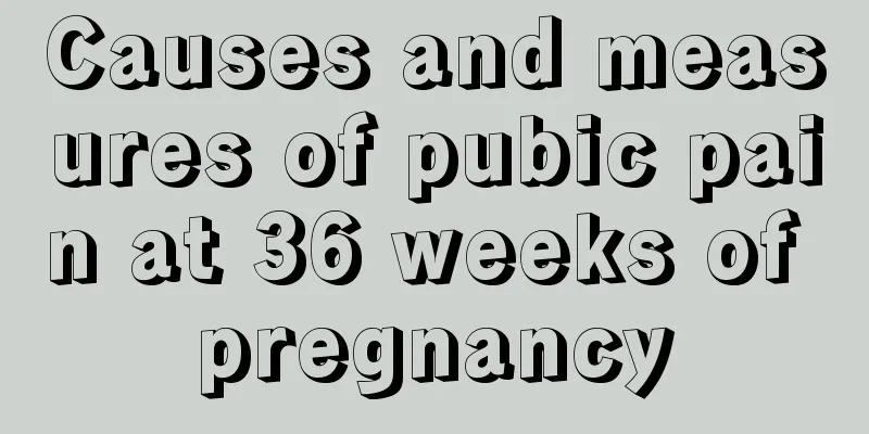 Causes and measures of pubic pain at 36 weeks of pregnancy