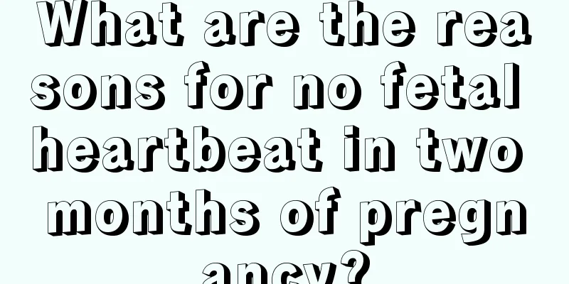 What are the reasons for no fetal heartbeat in two months of pregnancy?