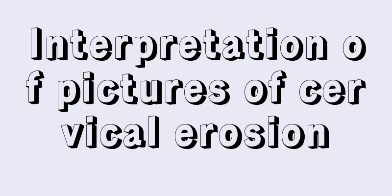 Interpretation of pictures of cervical erosion