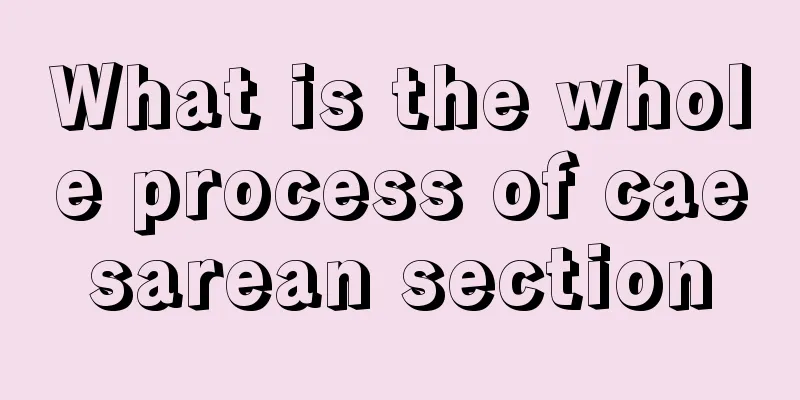 What is the whole process of caesarean section