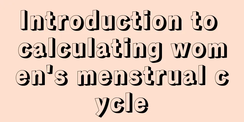 Introduction to calculating women's menstrual cycle