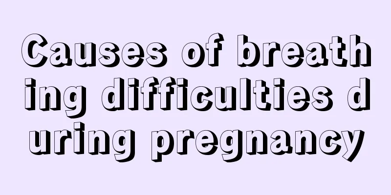 Causes of breathing difficulties during pregnancy