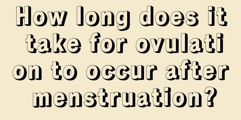 How long does it take for ovulation to occur after menstruation?