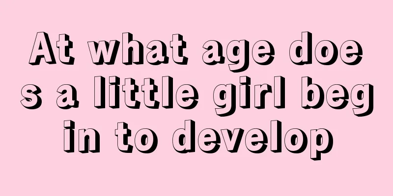 At what age does a little girl begin to develop