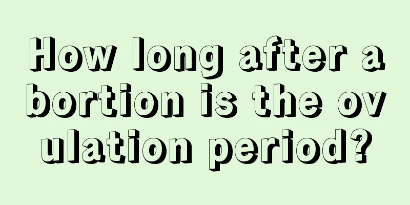 How long after abortion is the ovulation period?