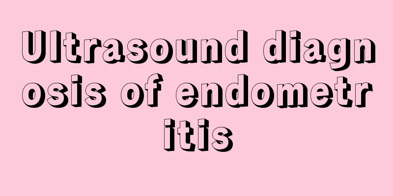 Ultrasound diagnosis of endometritis