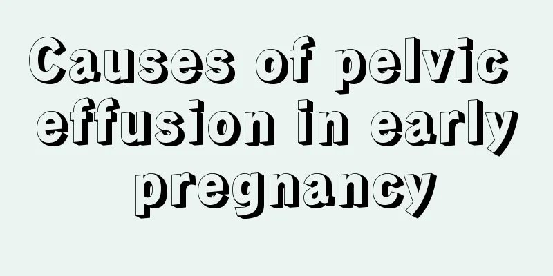 Causes of pelvic effusion in early pregnancy