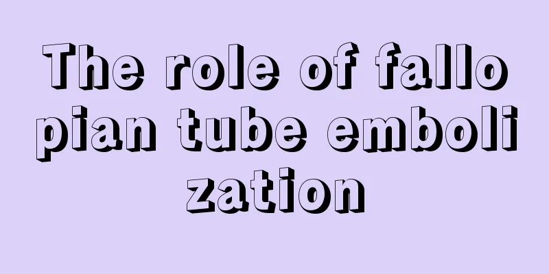 The role of fallopian tube embolization