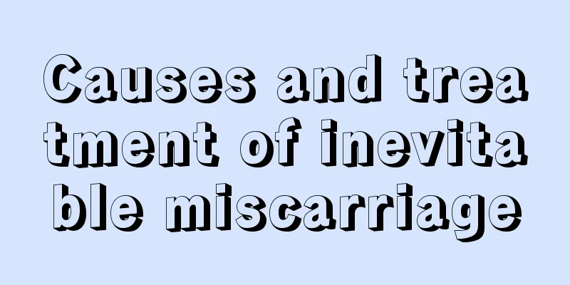 Causes and treatment of inevitable miscarriage