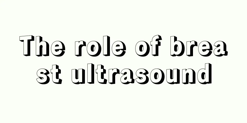 The role of breast ultrasound