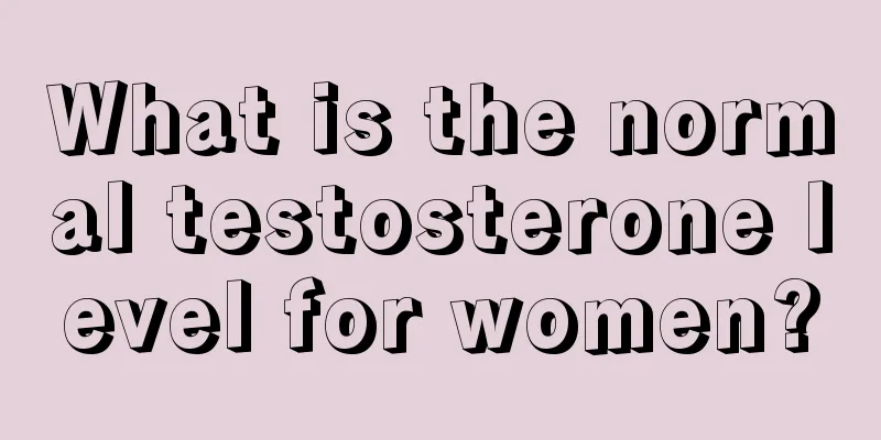 What is the normal testosterone level for women?