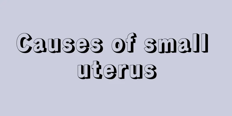 Causes of small uterus