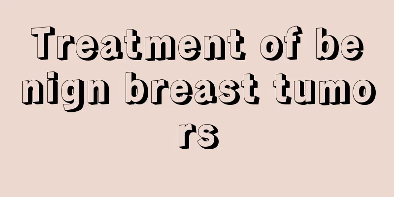 Treatment of benign breast tumors